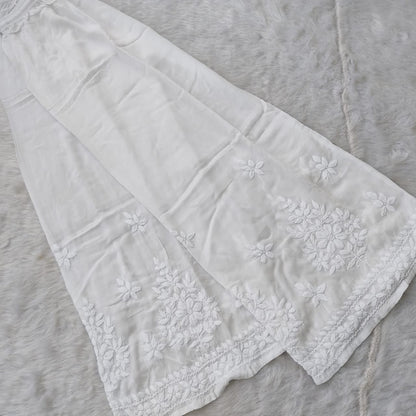 Modal White kurti & Plazo cord set