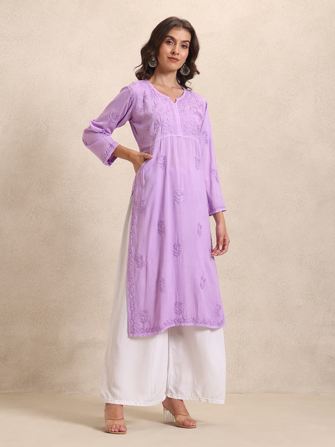 Rayon Designer Pocket kurti