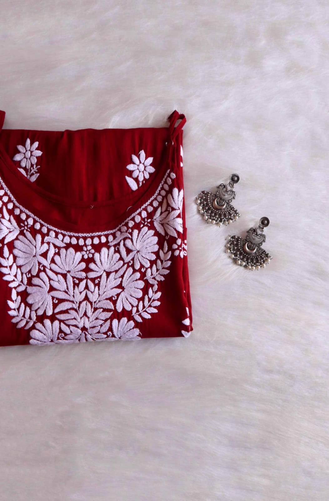 Rayon Straps kurti