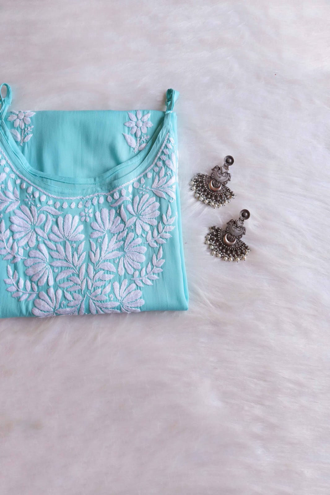 Rayon Straps kurti